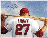 Trout's Angelic Autograph: 8X10 Signed Photo Reproduction