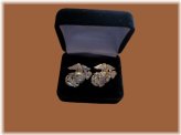 Marine Corps Emblem Cufflinks Set with Jewelry Box