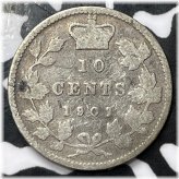 1901 Canadian Silver Dime