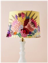 Sunny Garden Crewel Lamp Shade