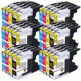 Ink Cartridge Bundle for Brother MFC-J425W, J430W, J435W - Pack of LC71, LC75, LC79