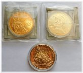 Historical Commemorative Medallion Set