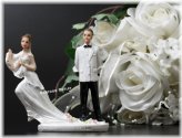 Runaway Lovebirds Cake Topper