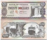 Guyana 20 Dollars Banknote, 2018, P-30, UNC