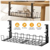 TidyTray: Under Desk Cable Organizer