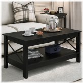 Rustic Storage Coffee Table