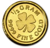 Lucky Clover Gold Round