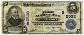 El Paso Plain Back $5 National Banknote