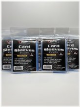 Penny Card Sleeves for Thick Sports Trading Cards - Pack of 500