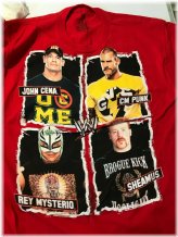 Champion Red Collage Tee for Boys