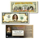 Harriet Tubman Colorized $2 Bill