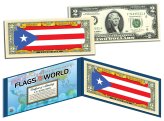 Puerto Rico Flags of the World US $2 Bill Collection