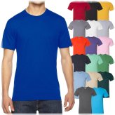 PureComfort Men's Tee: Ultra-Soft Fine Jersey Cotton Crewneck Shirt