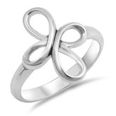 Eternal Knot Sterling Silver Ring