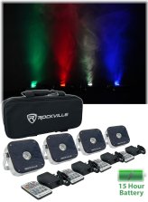 Rainbow Glow Party Lighting Bundle with Remote and Bag