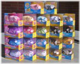 Pet Frenzy Value Pack: Assorted Colorful Zhu Zhu Hamsters with Long Hair and Spots