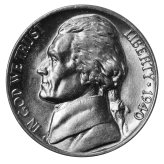 1940 -D Jefferson Nickel