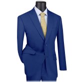 Blue Peak Lapel Modern-Fit Suit