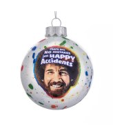 Splatter Paint Ball Glass Ornament