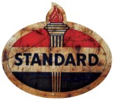 Retro Rustic Standard Oil Co Vinyl Decal Set - 2 for 1 Offer