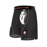 Black Mesh Hockey Shorts with BioFlex Cup and Sock Tabs