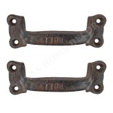 Rustic Cast Iron Door Drawer Pulls
