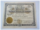 Montana Oil Company Certificate (1902)