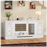 Storage Kennel with Feeders