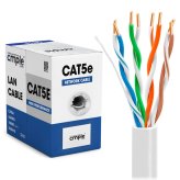 White Cat5e Riser Cable - 1000ft Spool