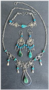 Andean Azure Jewelry Set