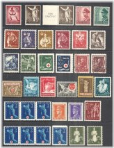 1941 - 1945 Croatian Stamp Selection