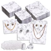 Marble Display Cards with Secure Backing for Earrings