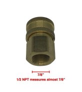 NPT Female Quick Connect Socket - 7/8