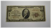 Blooming Prairie $10 1929 National Banknote (Ch #6775)