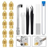 Precision Maintenance Kit for 3D Printer Nozzles and Extruders