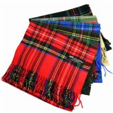 Regal Tartan Cashmere Wrap