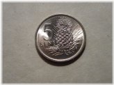 Samoa Pineapple 5 Sene Coin