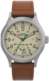 Expedition Love Brown Leather Watch