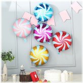 Sweet Swirl Foil Balloons Set