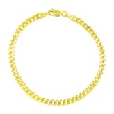 Golden Curb Chain Bracelet