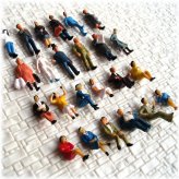 Miniature Seated Passenger Figures Set