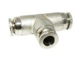 Triple-Connect Nickel Plated Brass Fitting