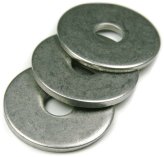 Thick Stainless Steel Washers in Various Sizes