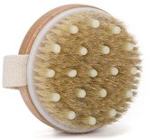 Wooden Body Brush with Natural Bristles