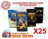 ClearVue VHS Protective Sleeves - Set of 25