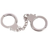 Thumb Cuff Key Chains - Set of 12 Metal Key Chains for Fun Parties and Gifts