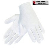 White Cotton Lisle Gloves for Delicate Tasks