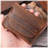 Rustic Ridge Men's Compact Leather Wallet