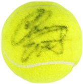 Grand Slam Legacy: Chris Evert's Autographed Tennis Ball