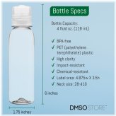 Clear Twist Top Travel Bottle